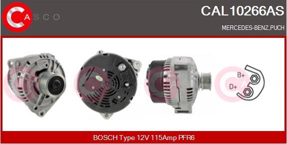 Casco CAL10266AS - Alternatore autozon.pro