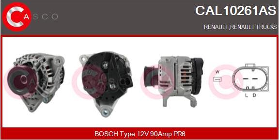 Casco CAL10261AS - Alternatore autozon.pro