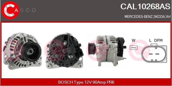 Casco CAL10268AS - Alternatore autozon.pro