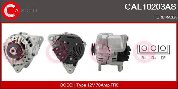 Casco CAL10203AS - Alternatore autozon.pro