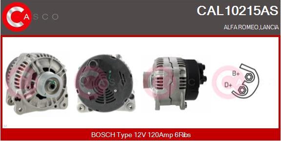 Casco CAL10215AS - Alternatore autozon.pro