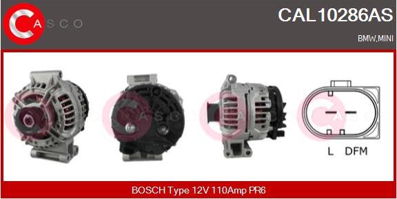 Casco CAL10286AS - Alternatore autozon.pro