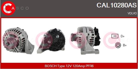 Casco CAL10280AS - Alternatore autozon.pro