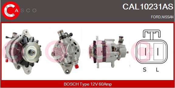 Casco CAL10231AS - Alternatore autozon.pro