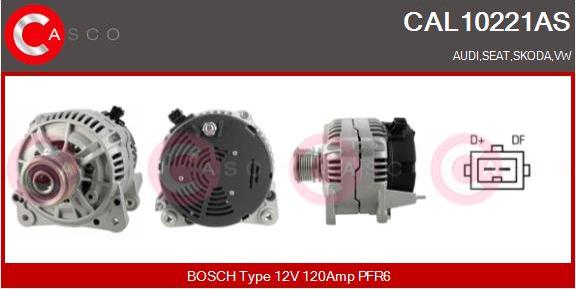 Casco CAL10221AS - Alternatore autozon.pro