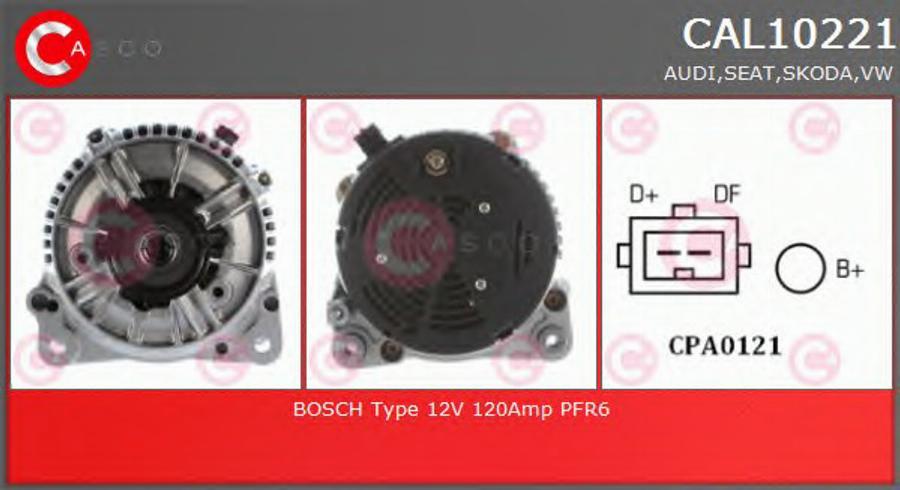 Casco CAL10221 - Alternatore autozon.pro