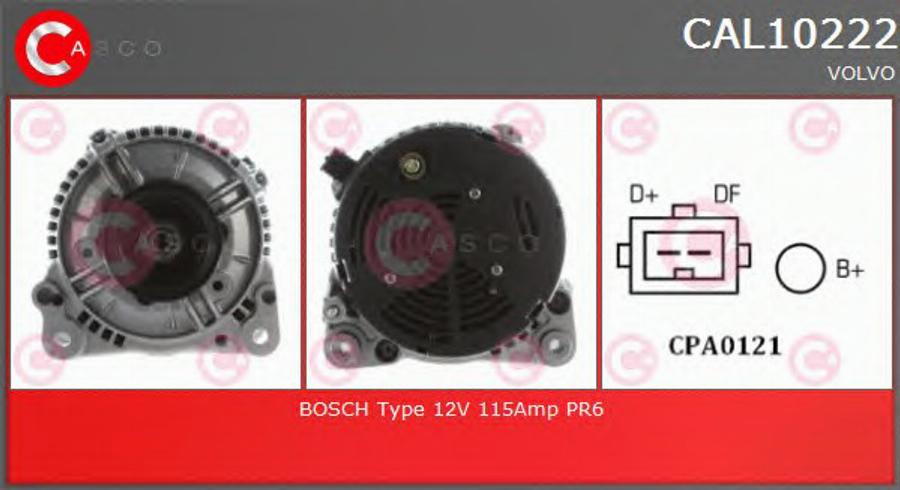 Casco CAL10222 - Alternatore autozon.pro