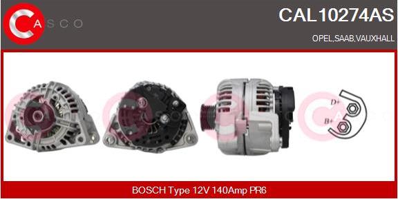 Casco CAL10274AS - Alternatore autozon.pro