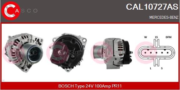 Casco CAL10727AS - Alternatore autozon.pro