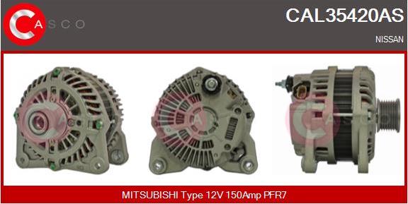 Casco CAL35420AS - Alternatore autozon.pro