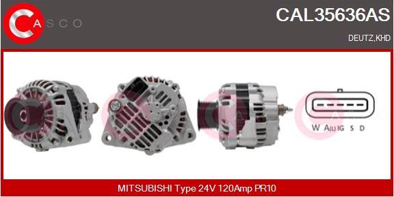 Casco CAL35636AS - Alternatore autozon.pro