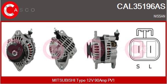 Casco CAL35196AS - Alternatore autozon.pro