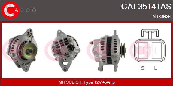 Casco CAL35141AS - Alternatore autozon.pro