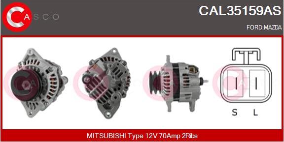 Casco CAL35159AS - Alternatore autozon.pro