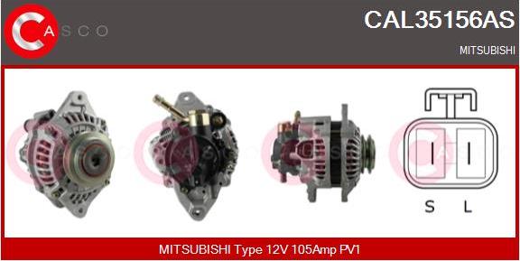 Casco CAL35156AS - Alternatore autozon.pro