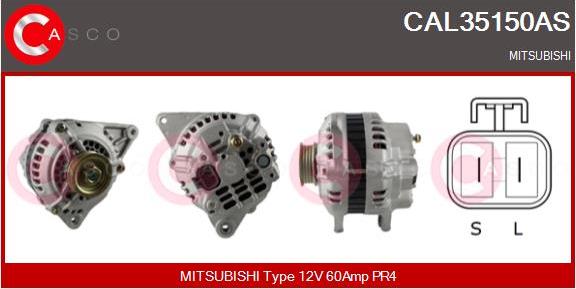 Casco CAL35150AS - Alternatore autozon.pro