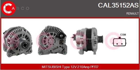 Casco CAL35152AS - Alternatore autozon.pro