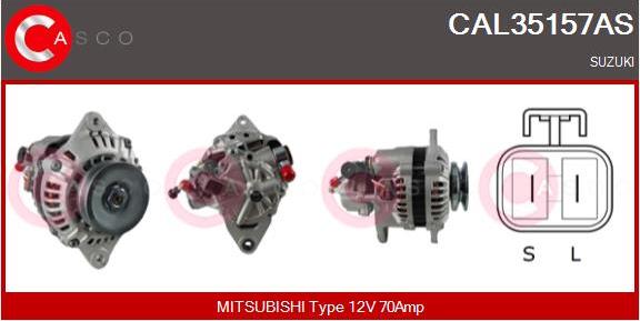 Casco CAL35157AS - Alternatore autozon.pro