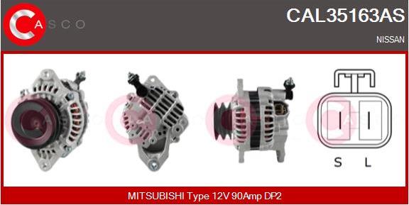 Casco CAL35163AS - Alternatore autozon.pro