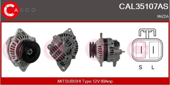 Casco CAL35107AS - Alternatore autozon.pro