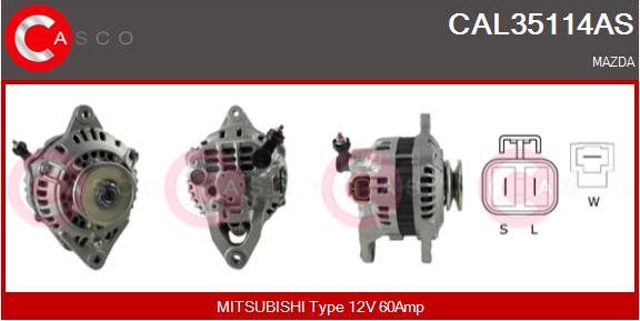 Casco CAL35114AS - Alternatore autozon.pro