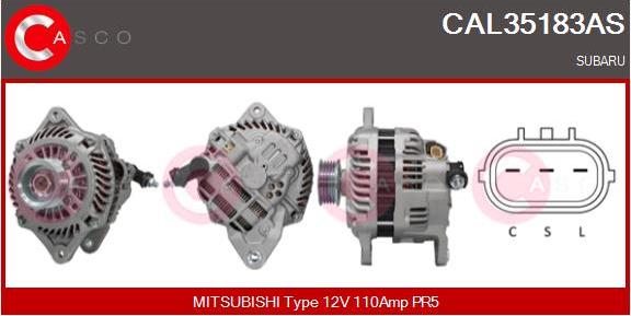 Casco CAL35183AS - Alternatore autozon.pro