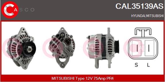 Casco CAL35139AS - Alternatore autozon.pro