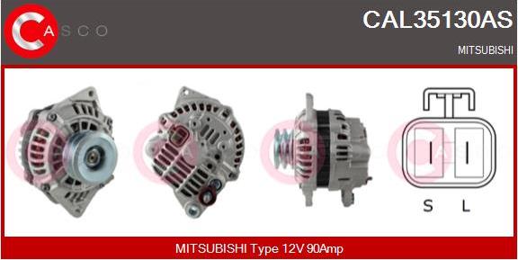 Casco CAL35130AS - Alternatore autozon.pro