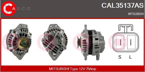 Casco CAL35137AS - Alternatore autozon.pro