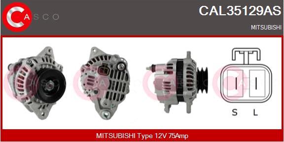 Casco CAL35129AS - Alternatore autozon.pro