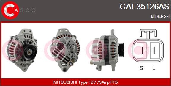 Casco CAL35126AS - Alternatore autozon.pro