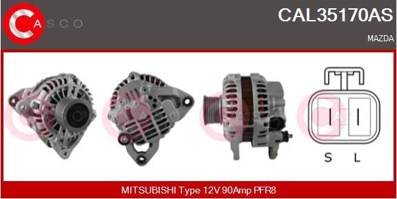 Casco CAL35170AS - Alternatore autozon.pro