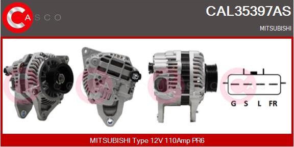 Casco CAL35397AS - Alternatore autozon.pro