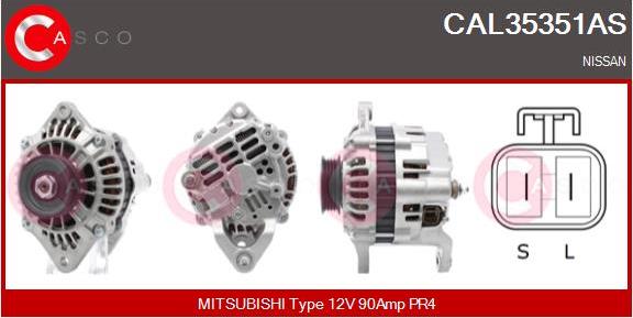 Casco CAL35351AS - Alternatore autozon.pro