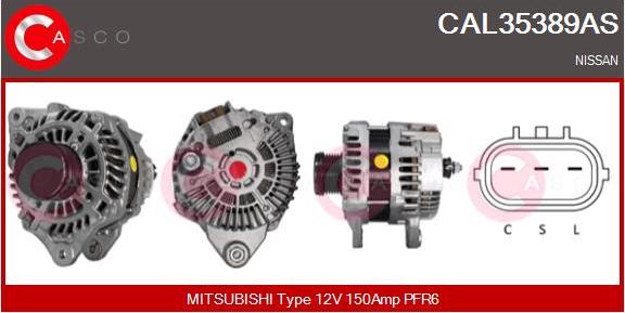 Casco CAL35389AS - Alternatore autozon.pro