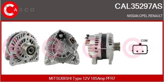 Casco CAL35297AS - Alternatore autozon.pro