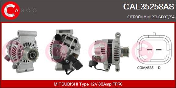 Casco CAL35258AS - Alternatore autozon.pro