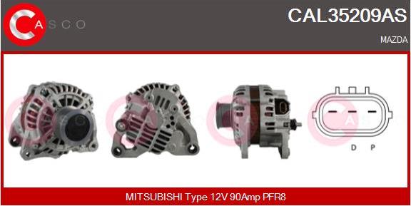 Casco CAL35209AS - Alternatore autozon.pro