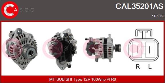 Casco CAL35201AS - Alternatore autozon.pro