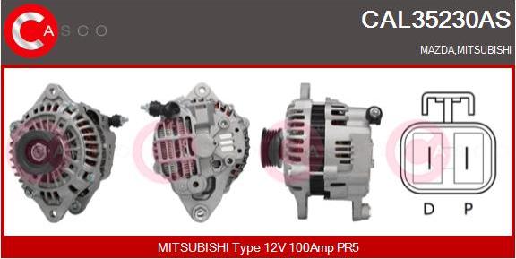 Casco CAL35230AS - Alternatore autozon.pro