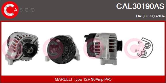 Casco CAL30190AS - Alternatore autozon.pro