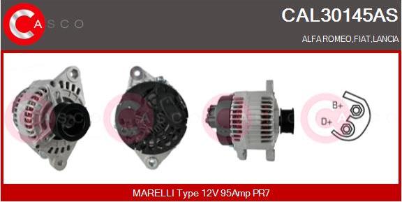 Casco CAL30145AS - Alternatore autozon.pro