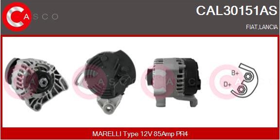 Casco CAL30151AS - Alternatore autozon.pro