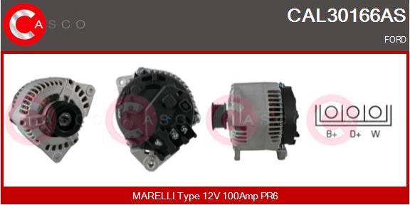 Casco CAL30166AS - Alternatore autozon.pro