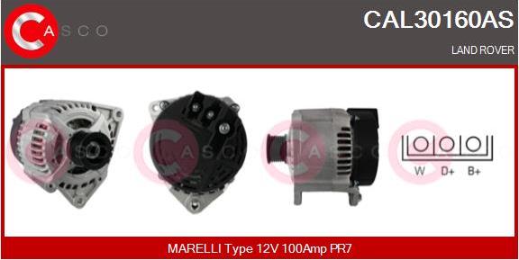 Casco CAL30160AS - Alternatore autozon.pro