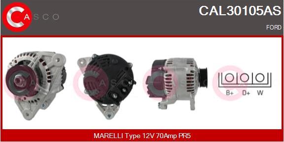 Casco CAL30105AS - Alternatore autozon.pro