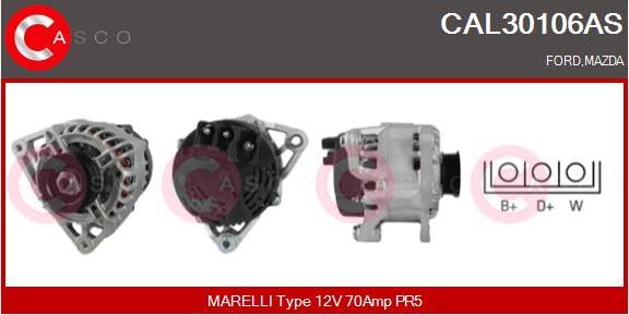 Casco CAL30106AS - Alternatore autozon.pro