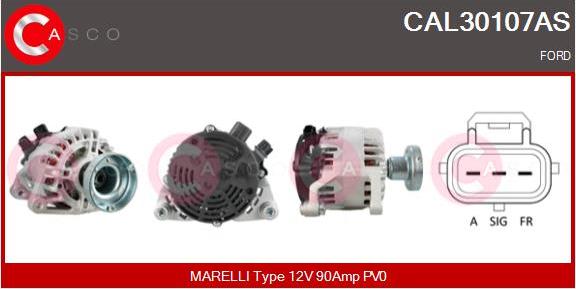 Casco CAL30107AS - Alternatore autozon.pro