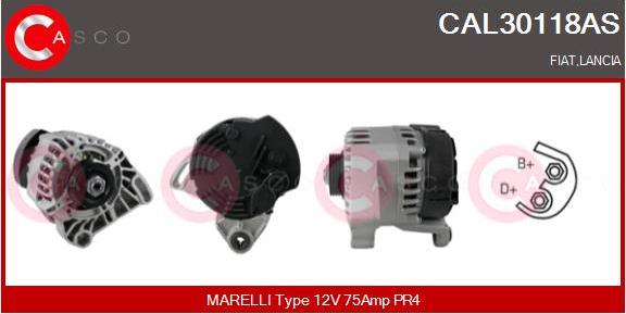 Casco CAL30118AS - Alternatore autozon.pro