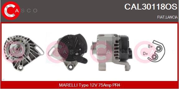 Casco CAL30118OS - Alternatore autozon.pro